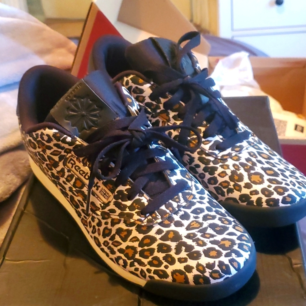 Reebok Classic Tennis Shoes Leopard 🐆 Print
